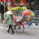 Jour 18 - Hanoi scène de rue 5 (fleurs)
