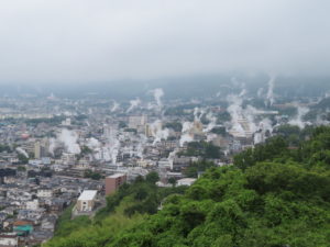 Jour 14 - Beppu vue sur la ville depuis le château de Kannawa 1